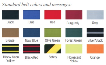 Outdoor Stanchion Belt Color Options